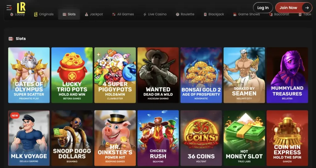 Lucky Rollers game library